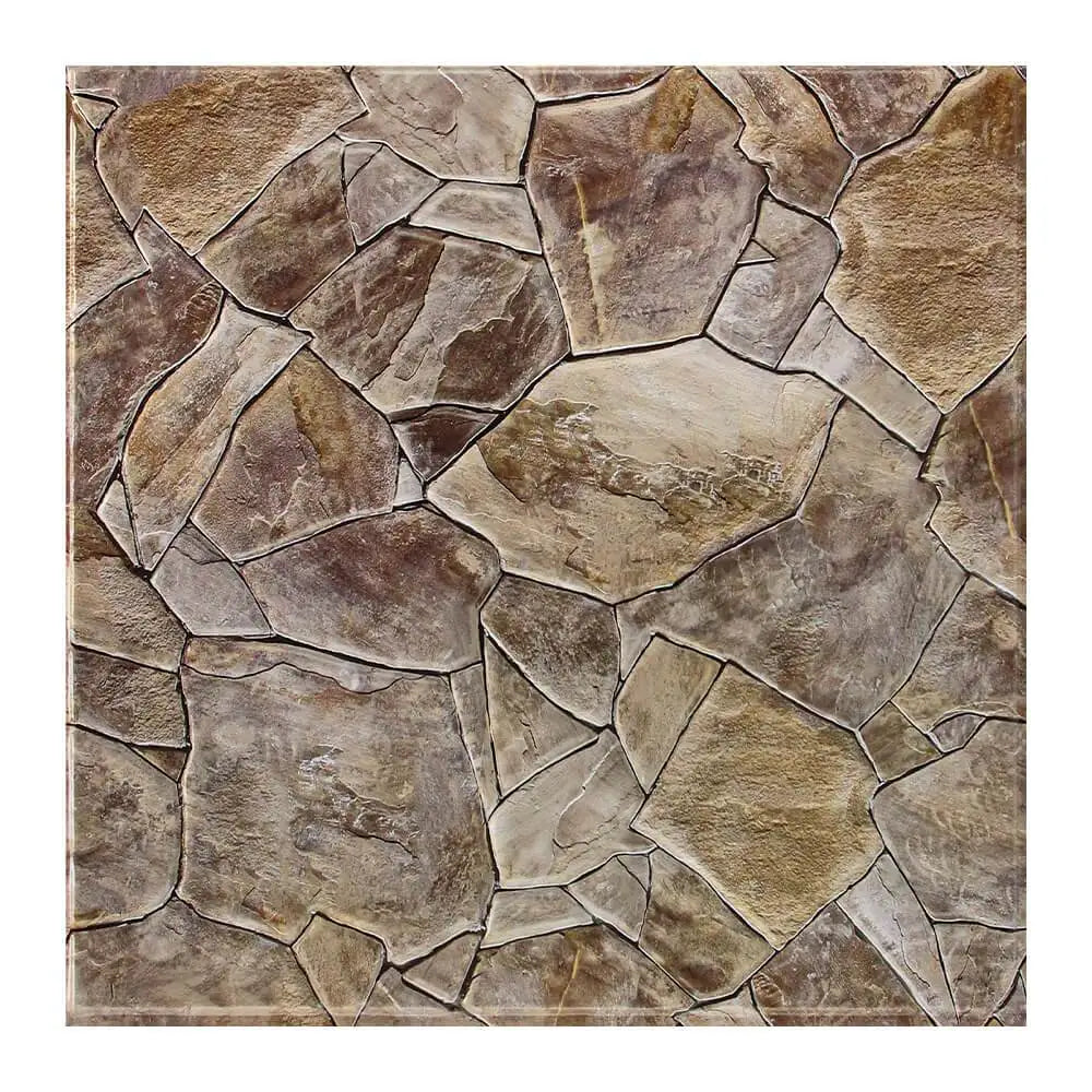 10pcs 3D Tile Sticker Self-adhesive Faux Stone Wall Panel Peel and Stick Kitchen Tile Backsplash Bathroom Wall Tile Sticker