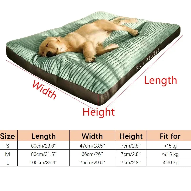 Corduroy Winter Pet Bed Sofa for Dogs and Cats