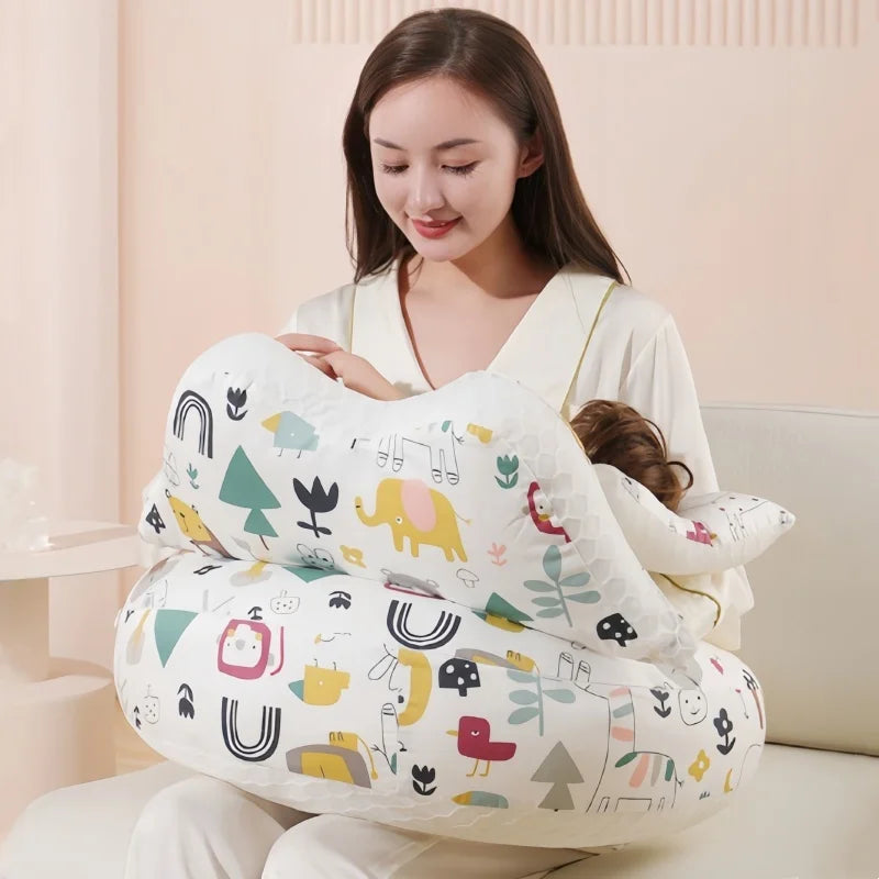 Multifunctional Nursing Pillow For Breastfeeding Moms  Feeding Support Postpartum Pregnancy Comfort Ergonomic Maternity