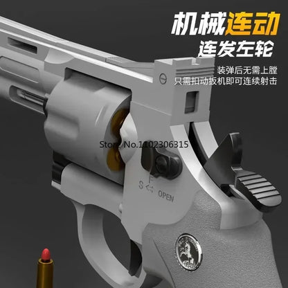 ZP5 357 Revolver Launcher Pistol EVA Soft Dart Bullet Toy Gun Airsoft CS Outdoor Shooting Game Weapon