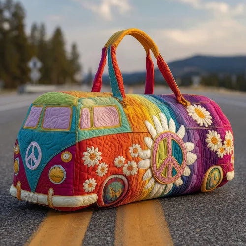 Adjustable Strap 3D Quilted Duffle Bag Large Capacity Sports Travel Tote