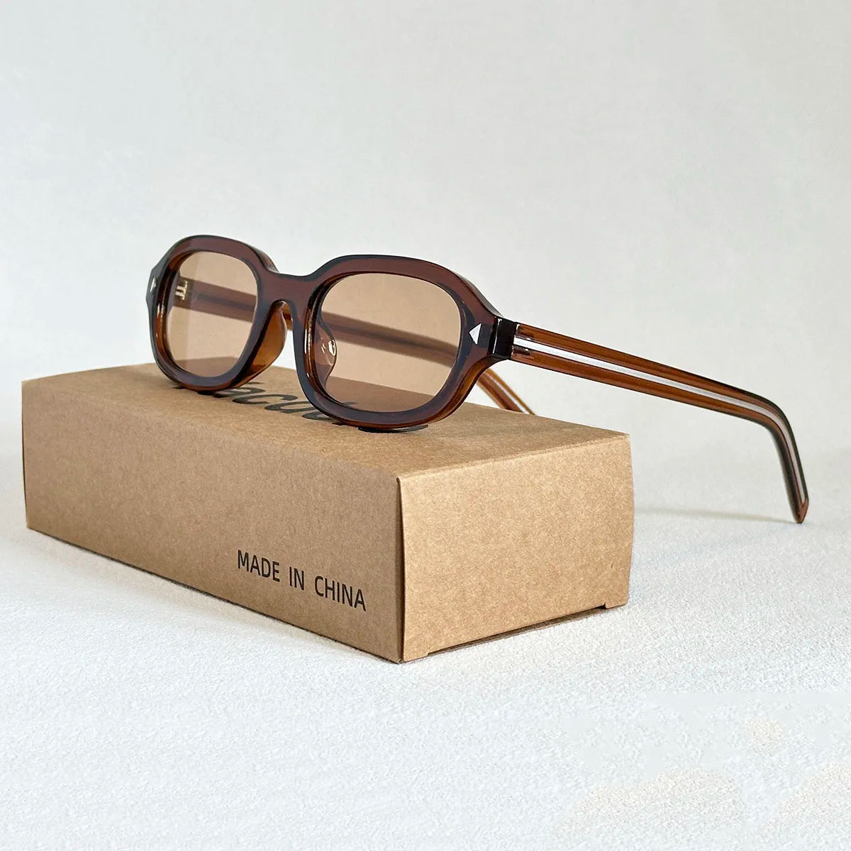 Oval Fashion Sunglasses With UV400 Protection