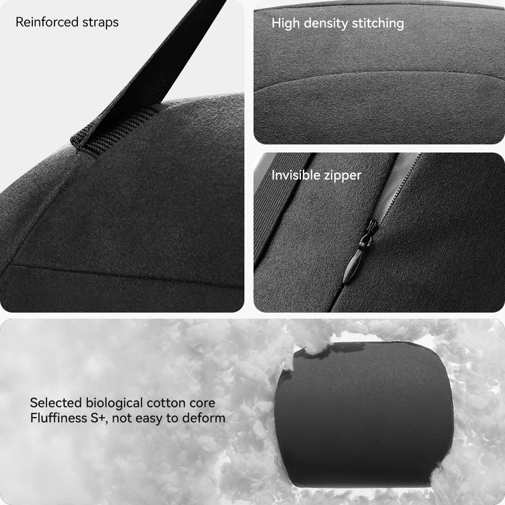 Memory Foam Neck Pillow and Lumbar Support Cushion for Tesla Model 3 Y X S