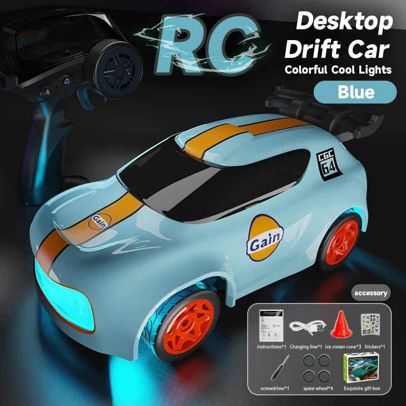 2.4G Drift Rc Car 4WD Remote Control Car Four Wheel Drive Radio Controlled Mini GTR Racing Model Boy Toy Gift