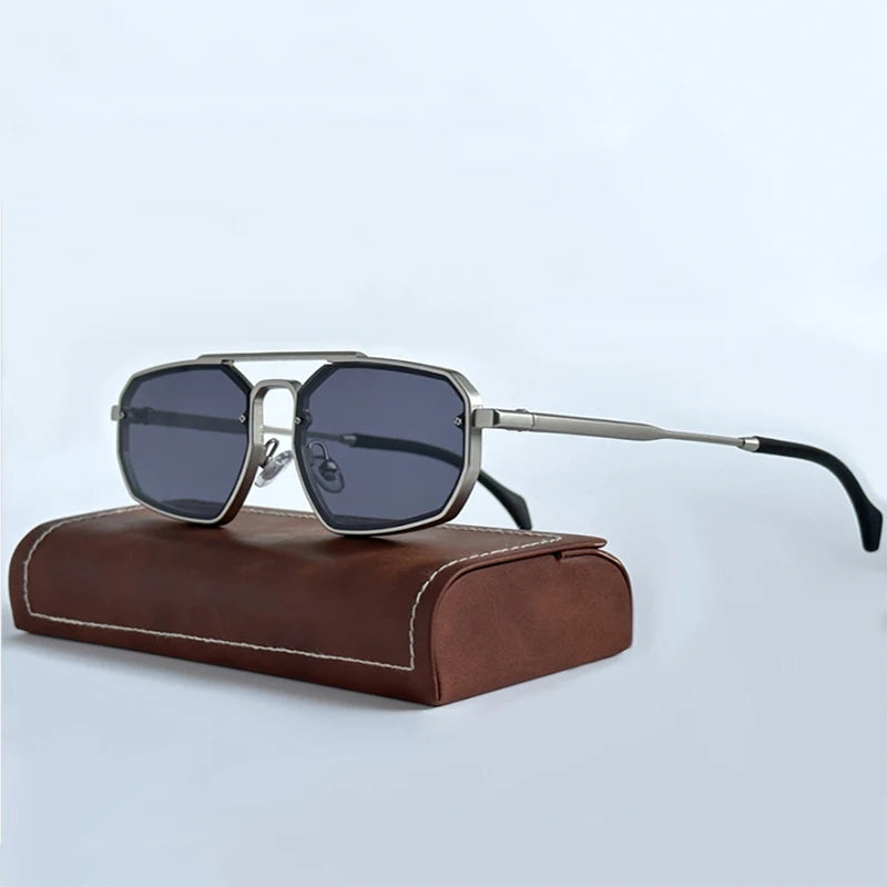 Vintage Steampunk Sunglasses For Men Fashion Trendy Retro Punk Sun Glasses