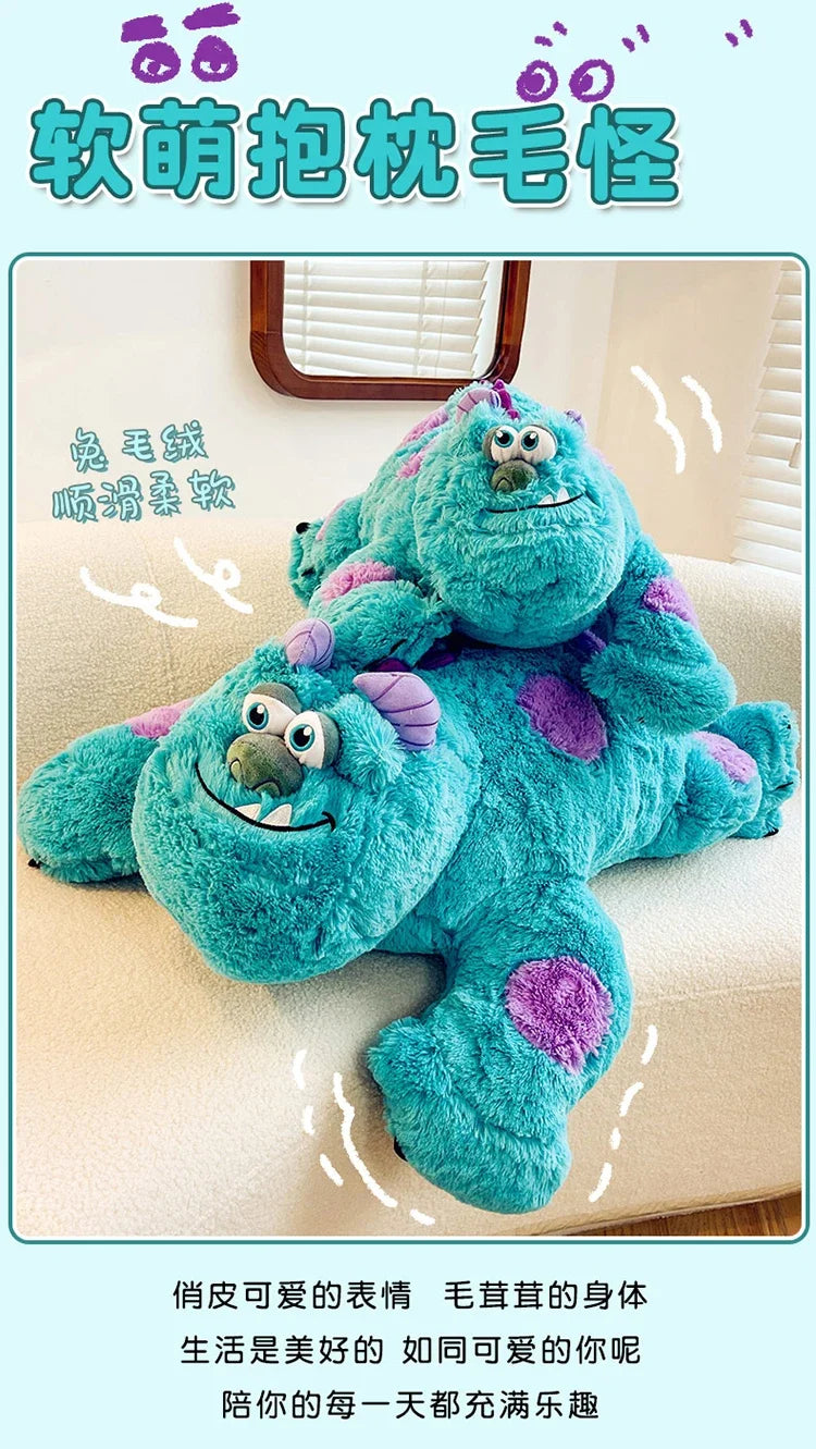 140cm Disney Large James P. Sullivan Stuffed Toys Monsters Plush Dolls  Anime Soft Pillow Room Deco Kawaii Pillow Hugs Kid Gifts