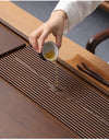 Tea Tray Household Solid Wood Tea Brewing Table Light Luxury High-End Tea Tray Kung Fu Tea Set Office Desk Wooden Tray