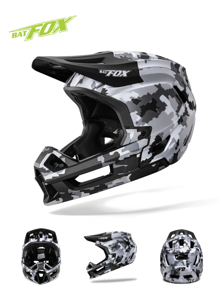 Full Face MTB Cycling Helmet For Downhill And Off Road Riding