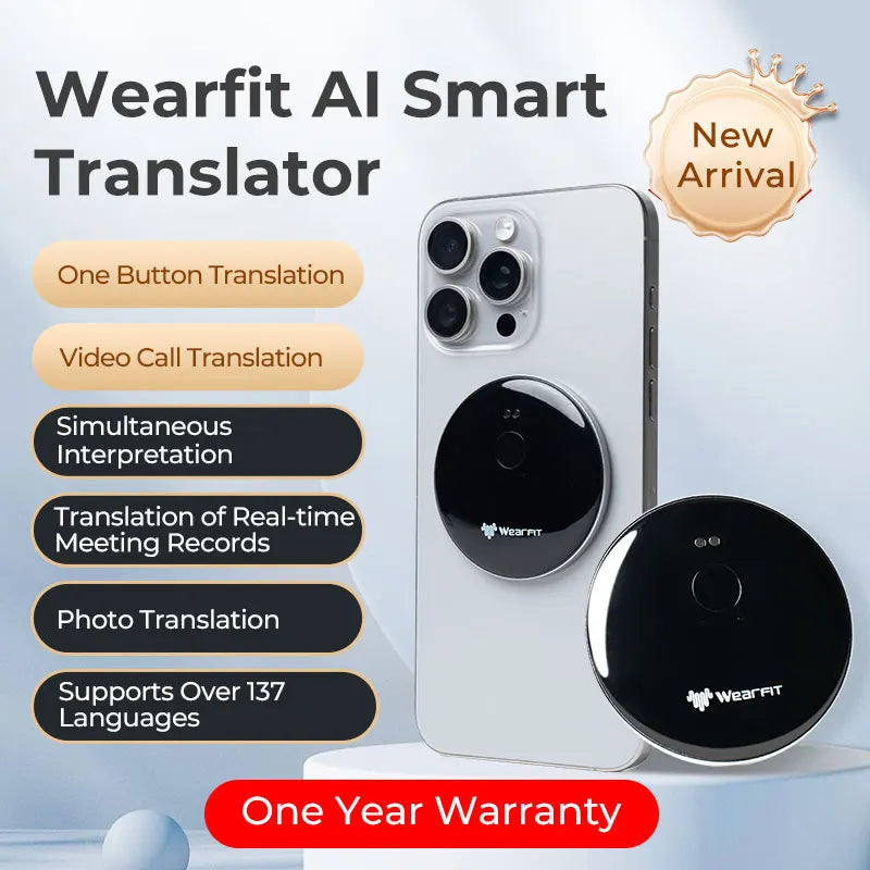AI Voice Assistant Accurate Translator 137 Languages Video Photo Record Translate Simultaneous Interpretation Translation