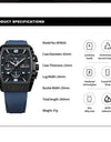 Luxury Watches Chronograph Sport Quartz Wristwatch Waterproof Luminous Date Clock