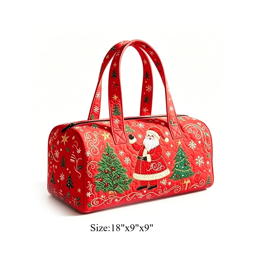 Cute Dachshund Dog Print Quilted Duffel Bag Rainbow Striped Pet Lover Travel Lightweight Polyester Weekender Bag for Women Girls