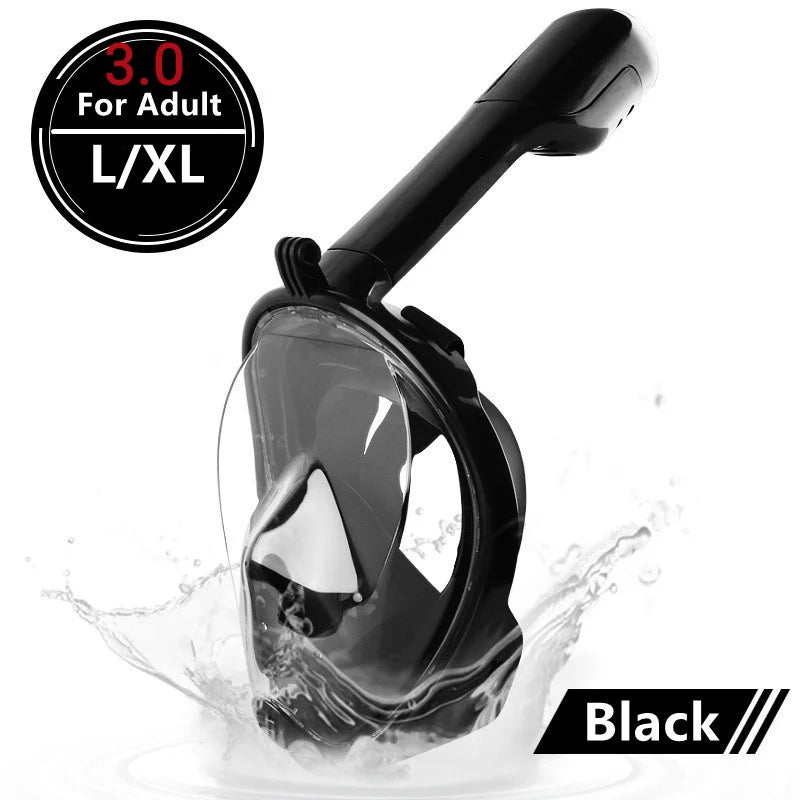 Underwater Scuba Anti Fog Full Face Diving Mask Snorkeling Respiratory Masks Safe Waterproof Swimming Equipment for Adult