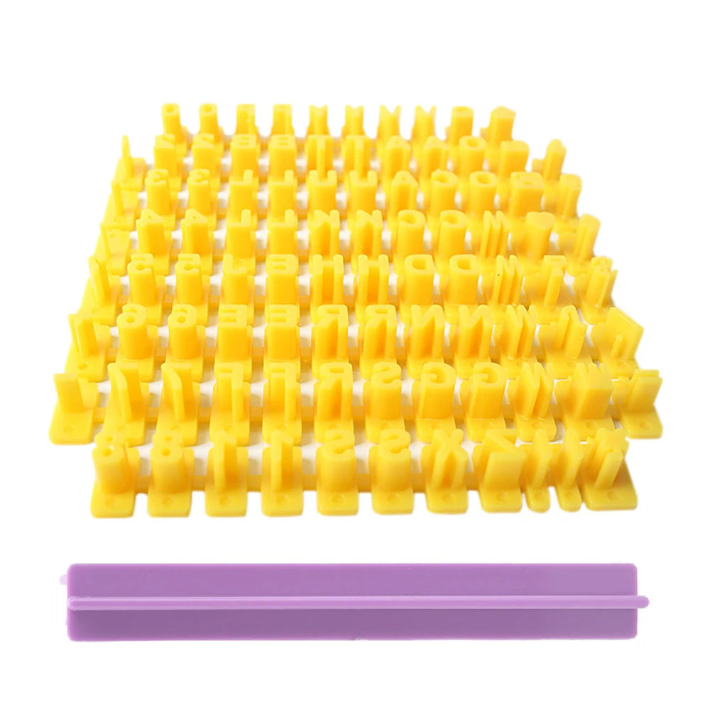 Letter and Number Cookie Mould English Alphanumeric Seal Cookies Mold Name Printing Stamps Reusable Symbol Baking Tools