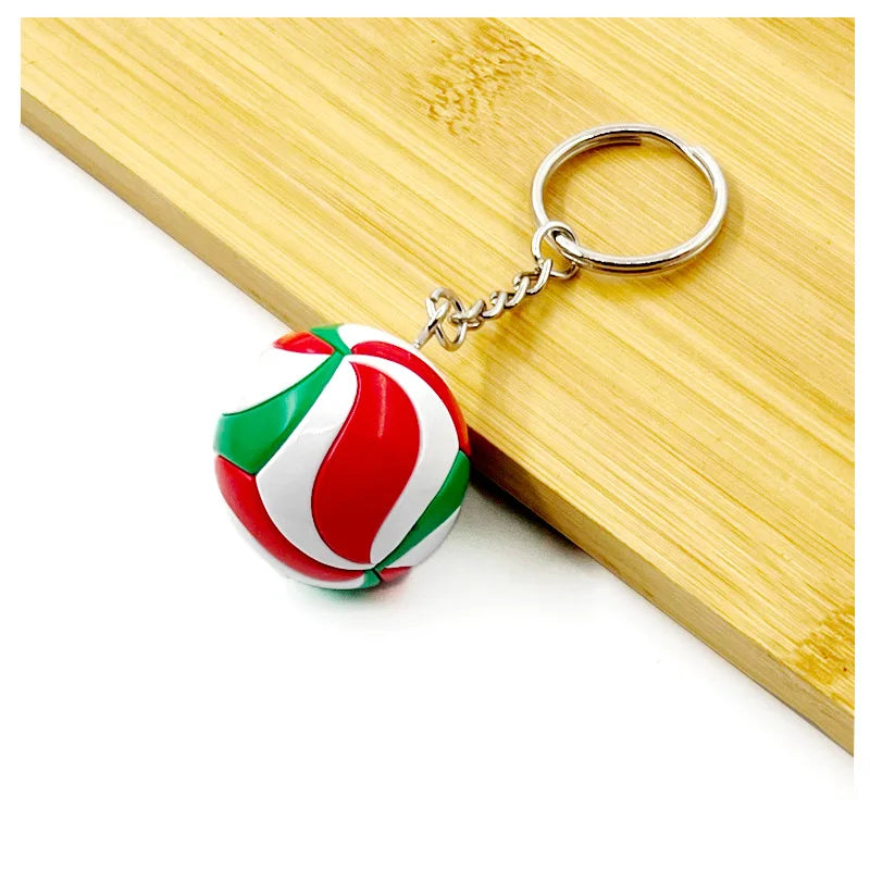 Football Club Soccer Ball Keychain Team Flag Pendant Fan Souvenir Bag Charm