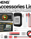 Smart Built-in Rechargeable Lithium Battery Car Multimeter Repair Tester 20000 Count Voltmeter Multitester Meter Tools