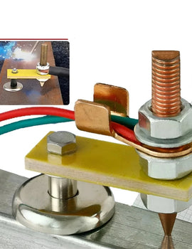 Welding Magnet Head Magnetic Welding Ground Clamp Tools Strong Magnetism Large Suction Copper Tail Welding Stability Clamps