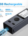 Laser Distance Meter Multifunctional Portable Measuring Device Metal Housing Mini Size Rangefinder Measurement