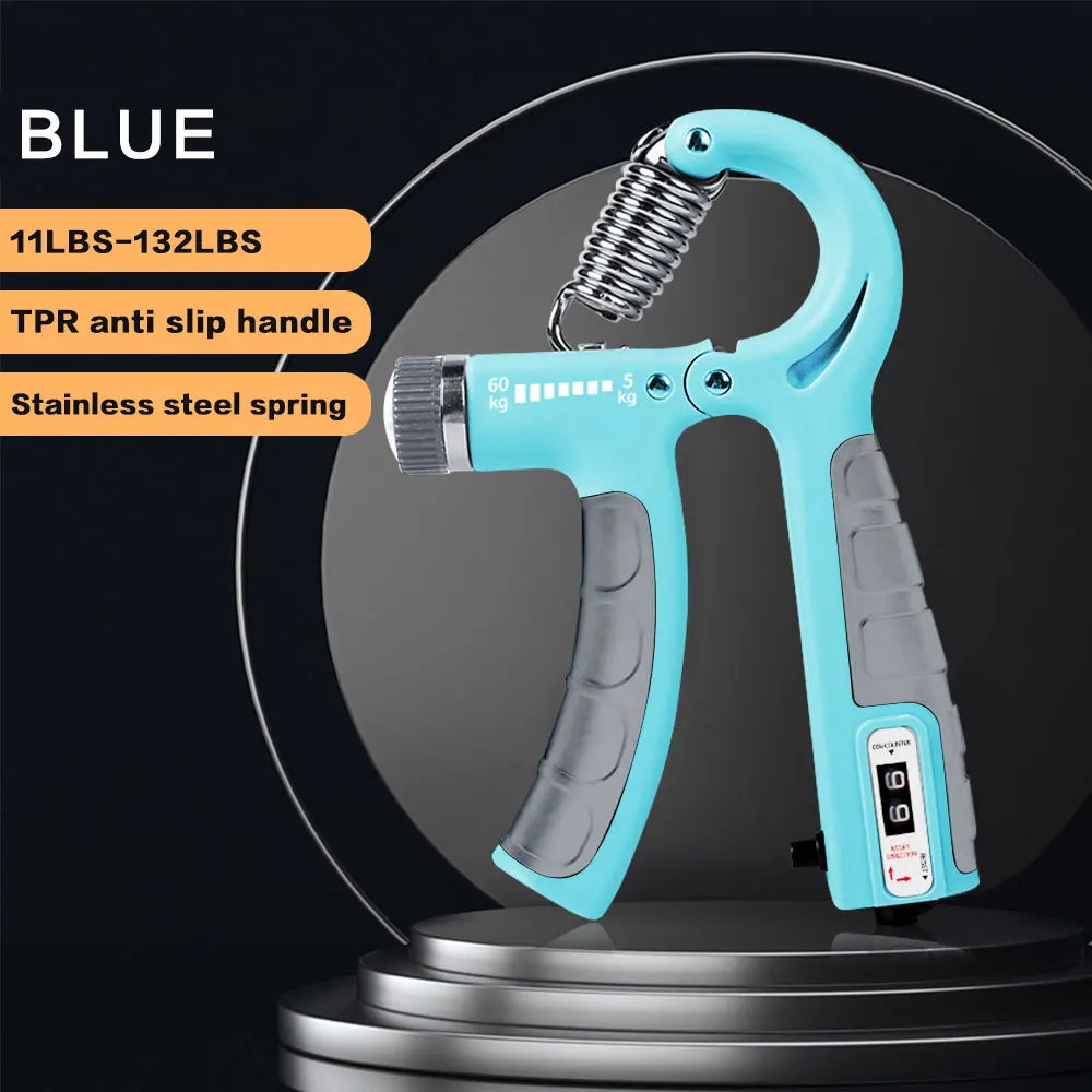 Hand Grip Strengthener, Grip Strength Trainer,Adjustable Resistance,Forearm Strengthener, Perfect for Musicians Athletes