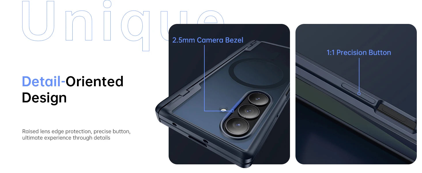 for Z Fold 7 Case with Privacy Screen Protector Full-Body Slim Coverage Hinge Protection Shockproof Phone Cover