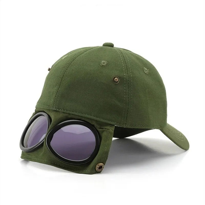 Aviator Hat Summer Personality Glasses Baseball Cap Female Unisex Sunglasses Male Cap Baseballcap Boys Cap