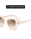 Trend Women Irregular Frame All-match Fashion Sunglasses Metal Hinge Electroplating Technology