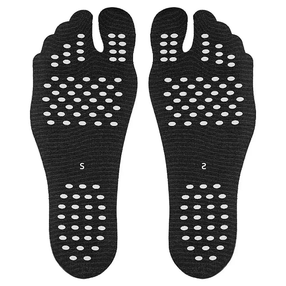 Beach Foot Pads Barefoot Adhesive Invisible Shoes Stick on Foot Pad Stickers Stick on Soles Anti-Slip Waterproof Foot Care Tool