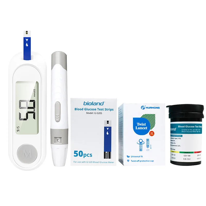 Blood Glucose Meter with Test Strips Diabetes Glucometer kit Blood Sugar Monitor for Diabetic Medical DiabetesTester