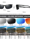 HD Polarized Photochromic Aluminum Sunglasses for Men Driving Use