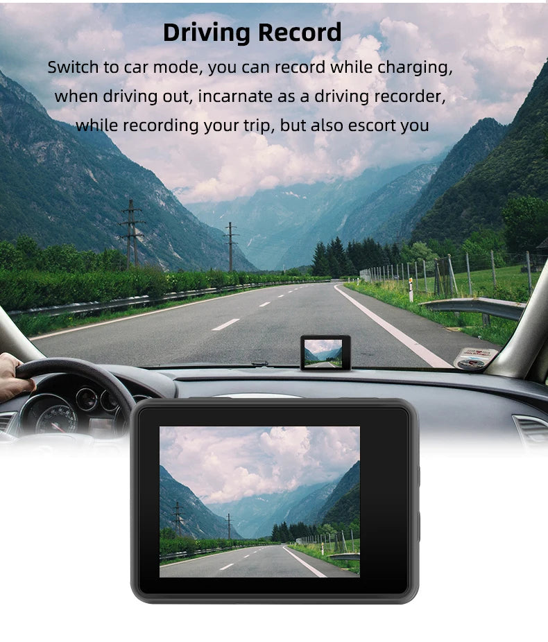 Action Sports Camera 4K Action Cam Pro Touchscreen Helmet Motorbike Helmet Cameras Video Recording Outdoor Waterproof WiFi