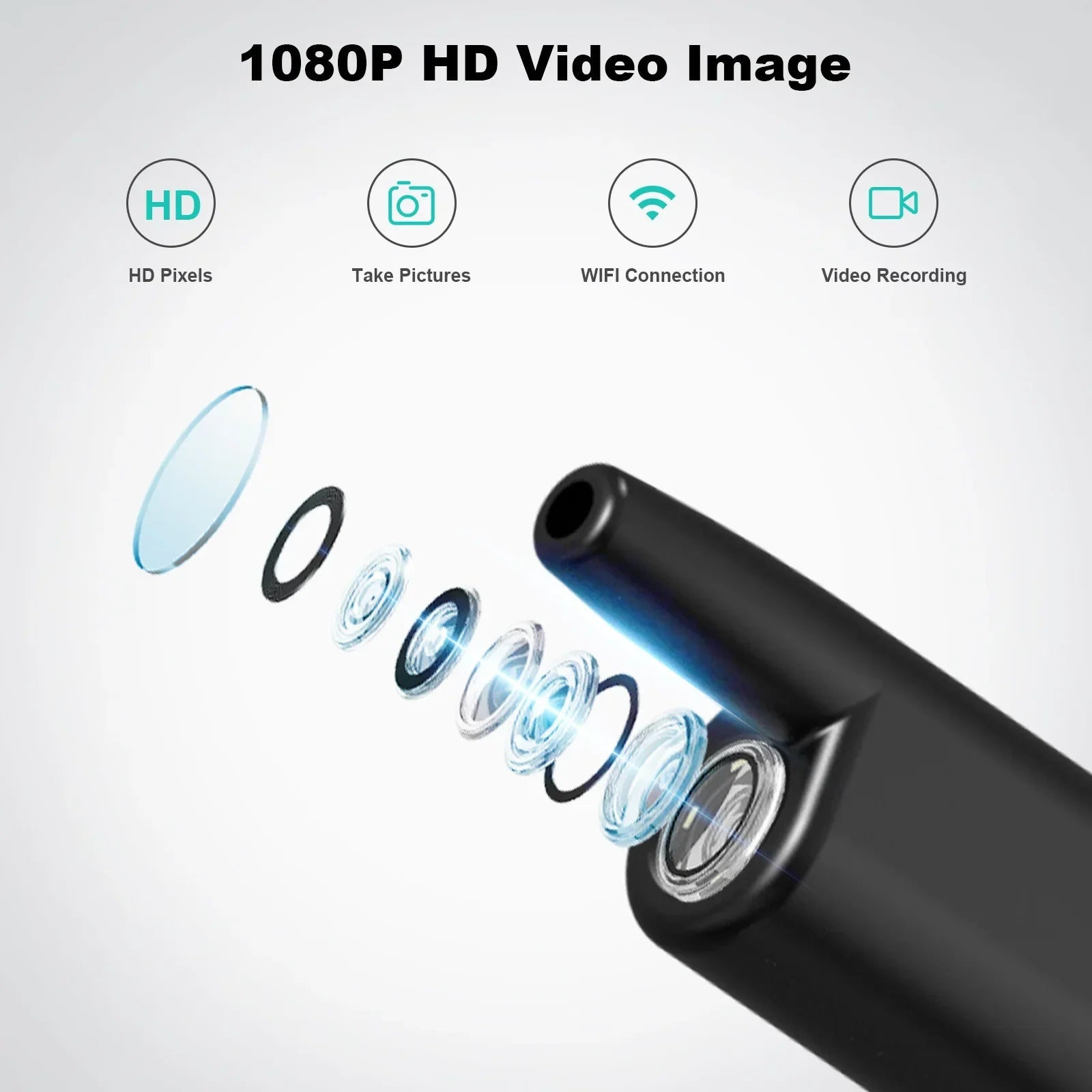 500ML Electric Visual Ear Canal Washer Tool 4 Speed Pressure Mode Earwax Removal Irrigation Kits Ear Cleaner