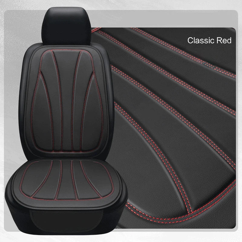 Karcle Car Seat Cover PU Leather Car Seat Cushion Breathable Auto Chair Cushions Pad Mat Universal Durable Four Seasons Pad Mat