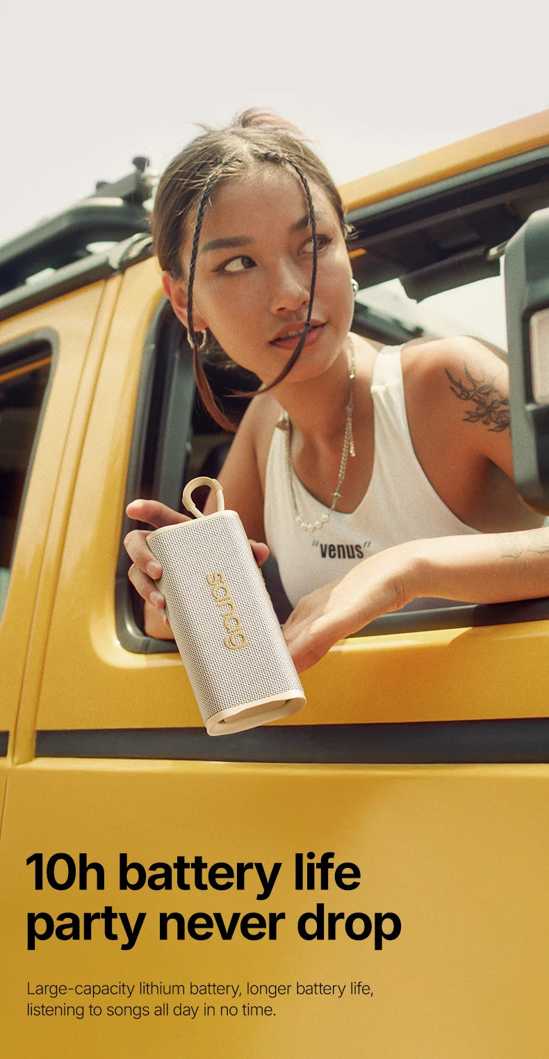 M15 Portable Bluetooth Speaker 10W Stereo Speakers 10-hours Playtime IPX4 Waterproof Camping flash-sale Choice Subwoofer