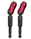 1/4"Hex Magnetic Pivoting Drill Bit Quick Change Drive Guide Drill Pivoting Bit Holder for Tight Spaces Magnetic Bit Tip Holder