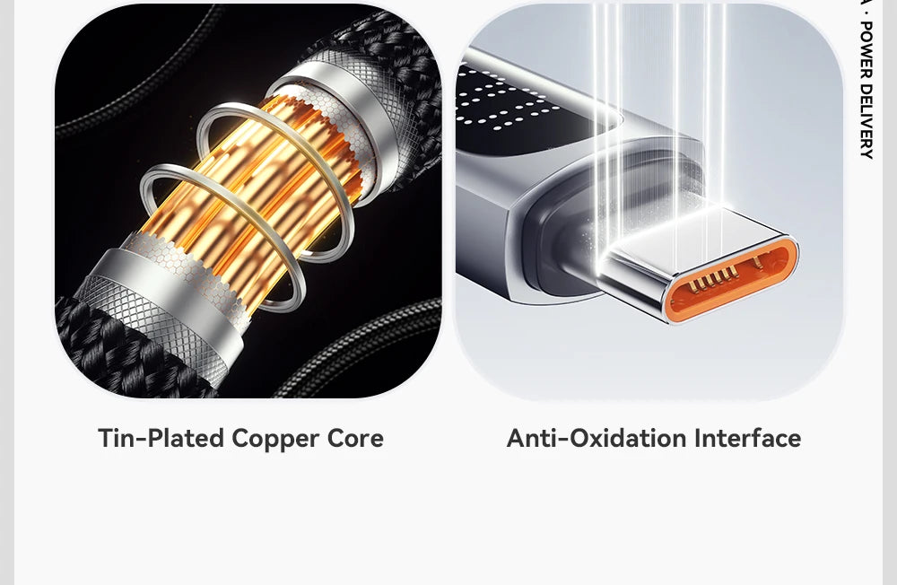 100W USB-C to USB-C Cable with Digital Display
