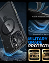 For iPhone 16 Pro Case with Camera Control Capture Button UB Mag Stand Series Slim Protective Magnetic Phone Case