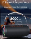 50W Portable Super Subwoofer Portable Speaker Home Outdoor Waterproof Column Bluetooth Speaker Sound Box