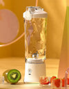 Portable Juicer Blender IPX7 Wireless Fruit Juicer USB Rechargeable 600ml Large Capacity Juice Cup for Sports