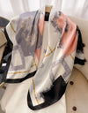 Square Women Scarves Silk Office Ladies Hair Neck Bandanna Headband Foulard Headcloth Muslim Headscarf Female muffler