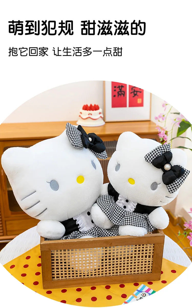 Black Cat Character Plush Stuffed Doll Pillow Toy