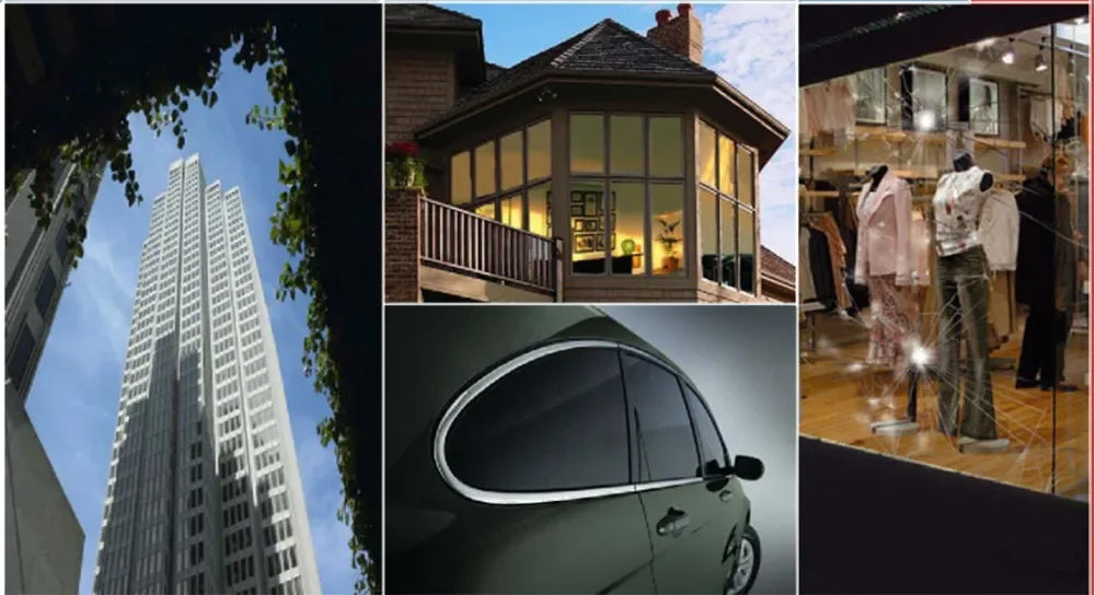 2/3/5M Transparent Safety Window Film Security Glass Protective Sticker Clear Film Anti Shatter Explosion Proof for Window Glass