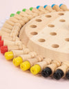 Kids Game Chess Wooden Memory Match Stick Fun Color Game Board Puzzles Educational Toy Cognitive Ability Learning Children Toys