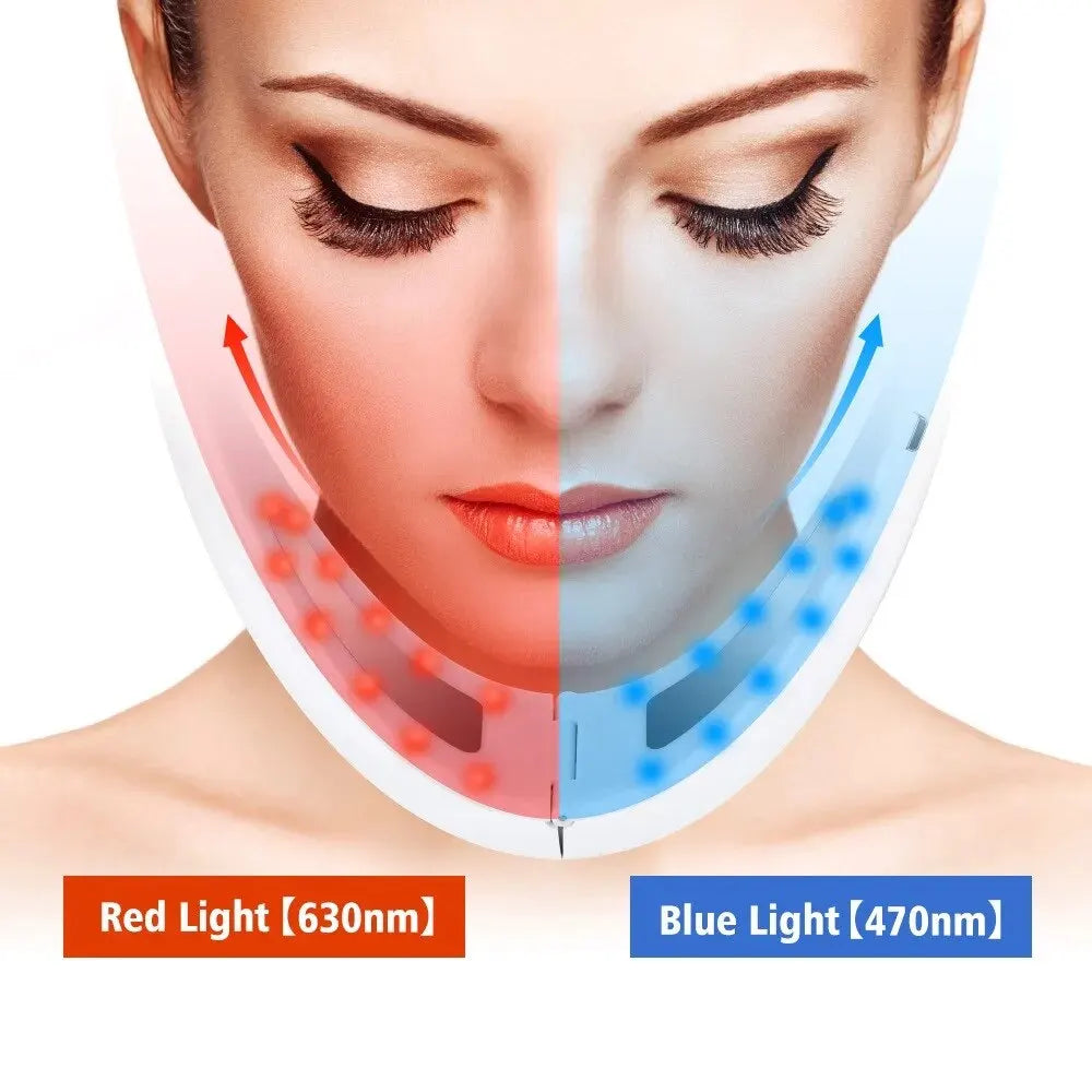 V Line Face Lift Massager Portable Facial Massage Device Rechargeable LED Display Facial Beauty Instrument 5 Modes