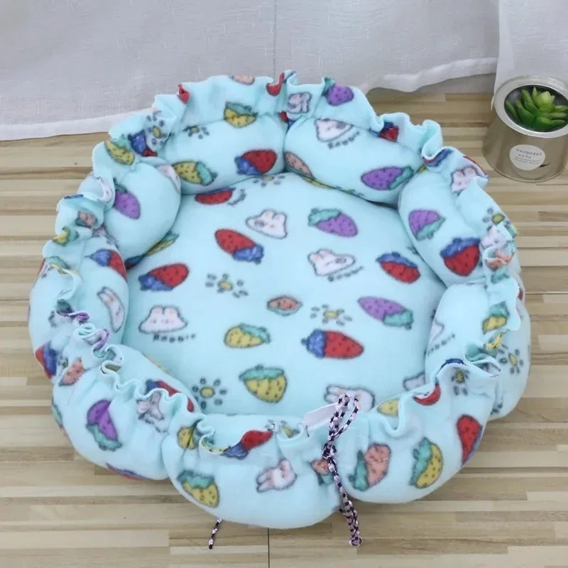 Plush Pet Bed Cushion for Cats and Small Dogs