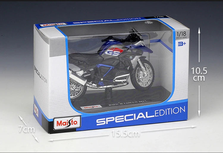 1 18 Scale BMW R1200GS 2017 Diecast Motorcycle Model
