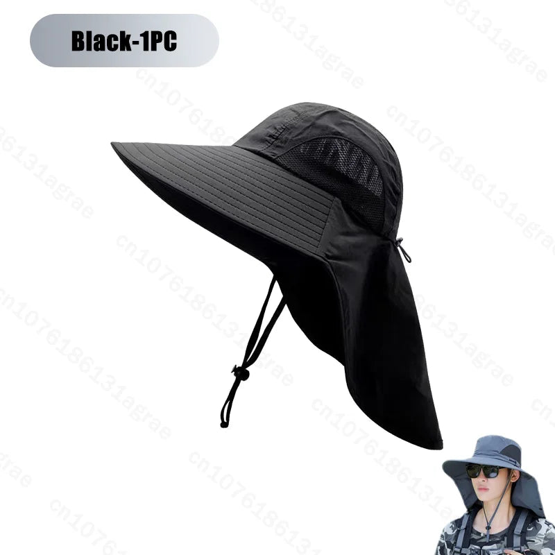 USB Cooling Fan Baseball Cap With Adjustable Fan