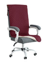 Office Chair Cover Anti-slip Long Boss Office Chairs Pad 1piece with Elastic Strap Swivel Computer Dust Armchair Slipcover