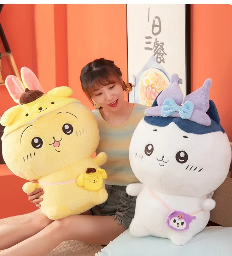 Cute Character Plush Toy Set Soft Stuffed Animal Doll