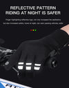 Outdoor Winter Warm Cycling Gloves Black Windproof Touchscreen Bicycle Gloves Camping Hiking Sport Running Motorcycle Gloves Men