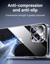 Case For iPhone 16 Pro Max Anti-drop Transparent Cover For iPhone 16 15 14  Pro Max Soft TPU Case With Len Protection