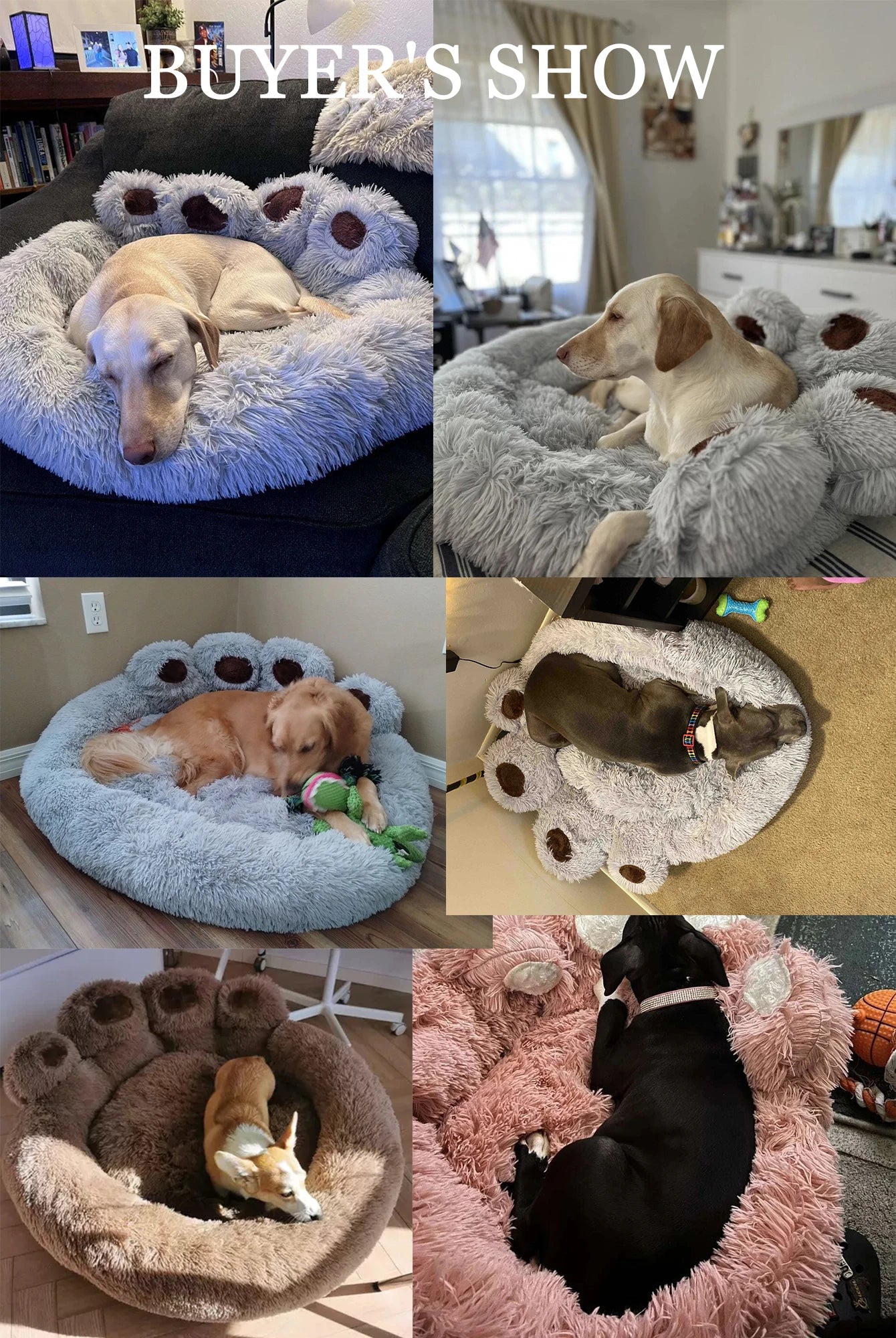 Winter Plush Pet Sofa Bed for Dogs and Cats